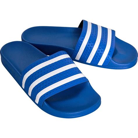 adidas adilette heren blauw|adidas adilette.